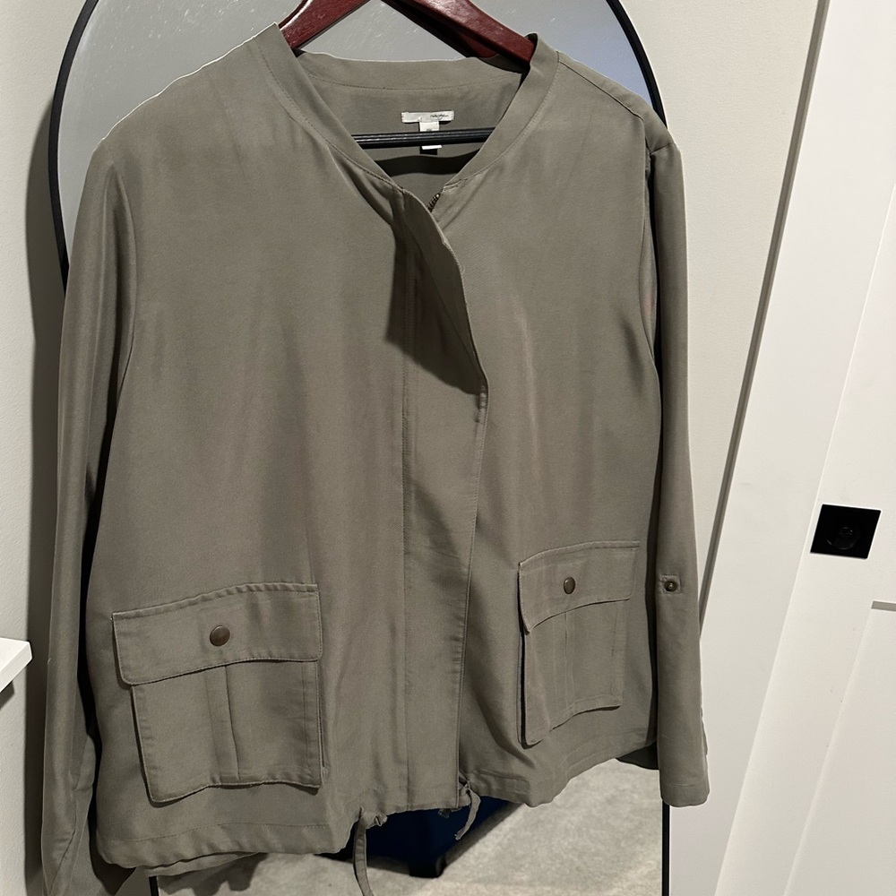 Halogen Olive Jacket